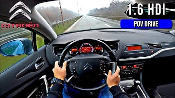 2009 CITROEN C5 HDI - Rainy POV Drive by AutoMob