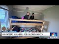 Non-profit constructs beds for children in need