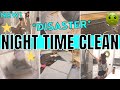 *DISASTER* AFTER DARK CLEAN WITH ME 2021 | NIGHT TIME CLEANING MOTIVATION | CLEANING ROUTINE