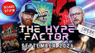 5 Hotly Anticipated Board Games | The Hype Factor September 2026
