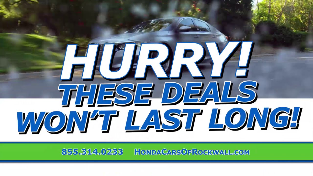 Honda Cars Hail Sale YouTube