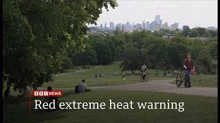 Weather events - Rare red warning for extreme heat in parts of England & Wales (9) (UK) 22/Jun/2026