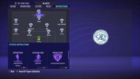 FIFA 21 Custom Tactics - Recreate 4-2-3-1 of QPR - RANGERS  + Instructions - Replicate real system