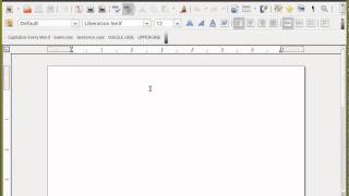 Create a Change Case Toolbar in OpenOffice/LibreOffice