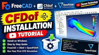 Free CAD || CFDof Installation Procedure || Open Foam