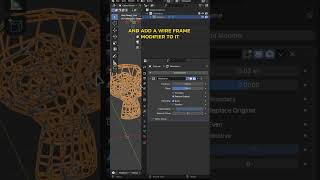 How To Turn Your Object To Wireframe In Blender