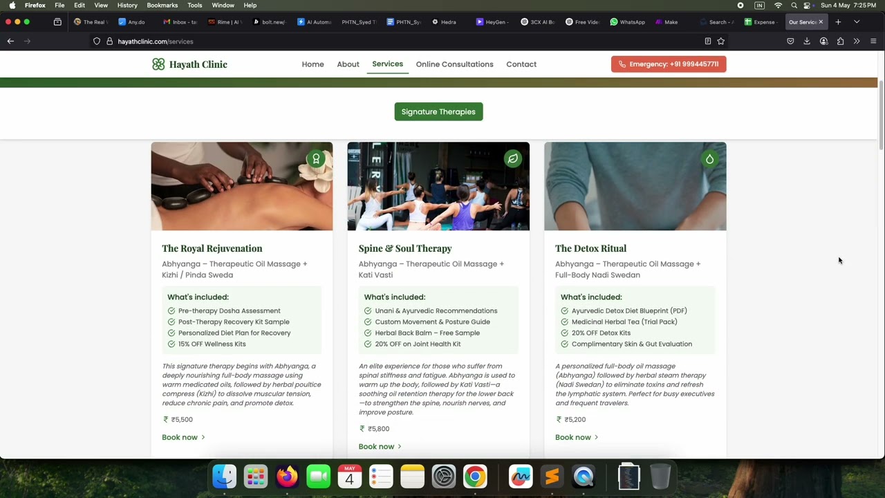 Web Design Case Study: Modern Unani Clinic Website – Responsive, SEO-Optimized - No Audio
