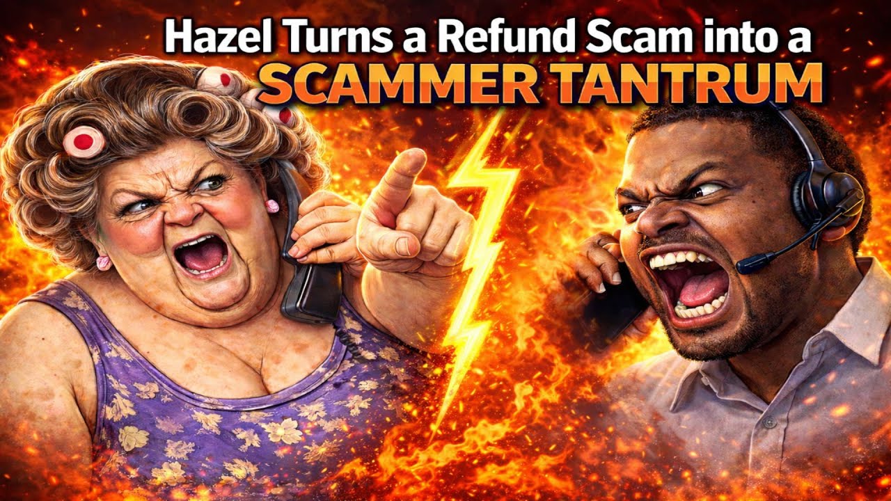 Watch a Scammer COMPLETELY UNRAVEL Over This Grandma