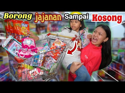 BELI SEMUA YANG DI PEGANG ADEKKU ! Toko Sampai Kosong Habis Adekku Pegang Gawat!Borong Mainan &Jajan