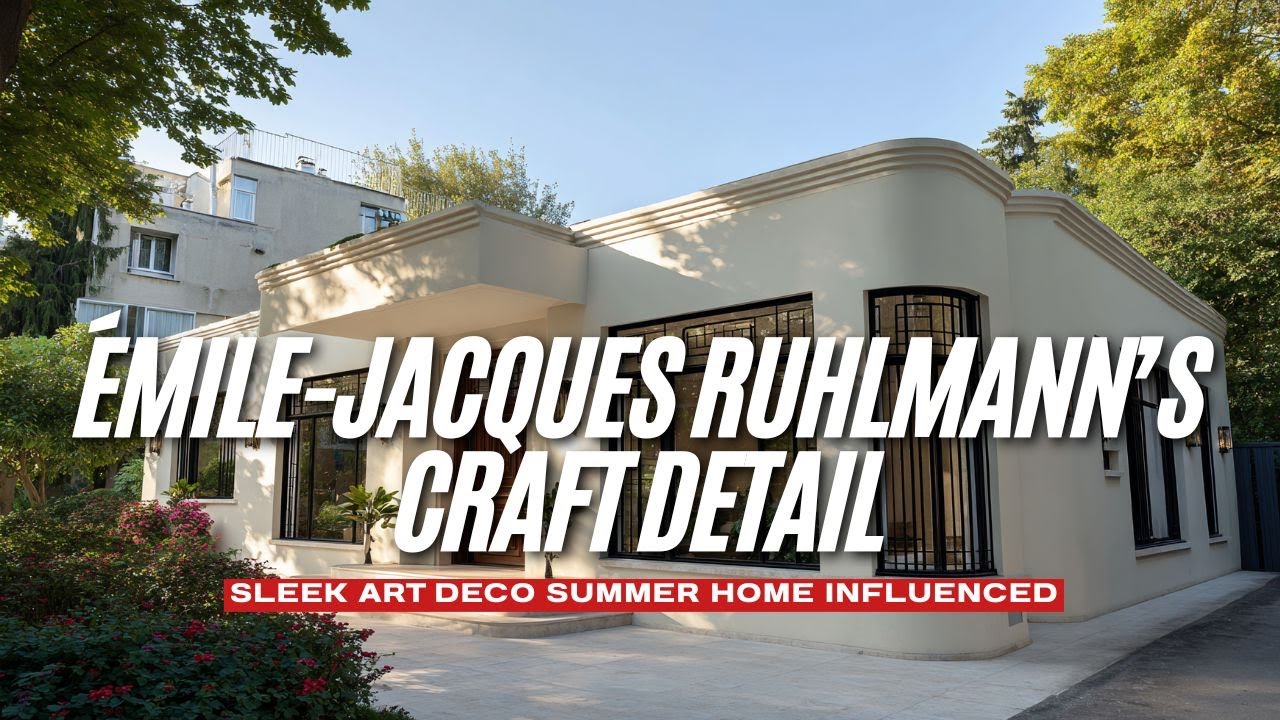 Sleek Art Deco Summer Home Influenced by Émile Jacques Ruhlmann’s Craft Detail