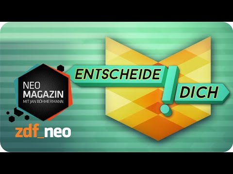 "Entscheide Dich!" mit Herbert Feuerstein - NEO MAGAZIN mit Jan Böhmermann - ZDFneo