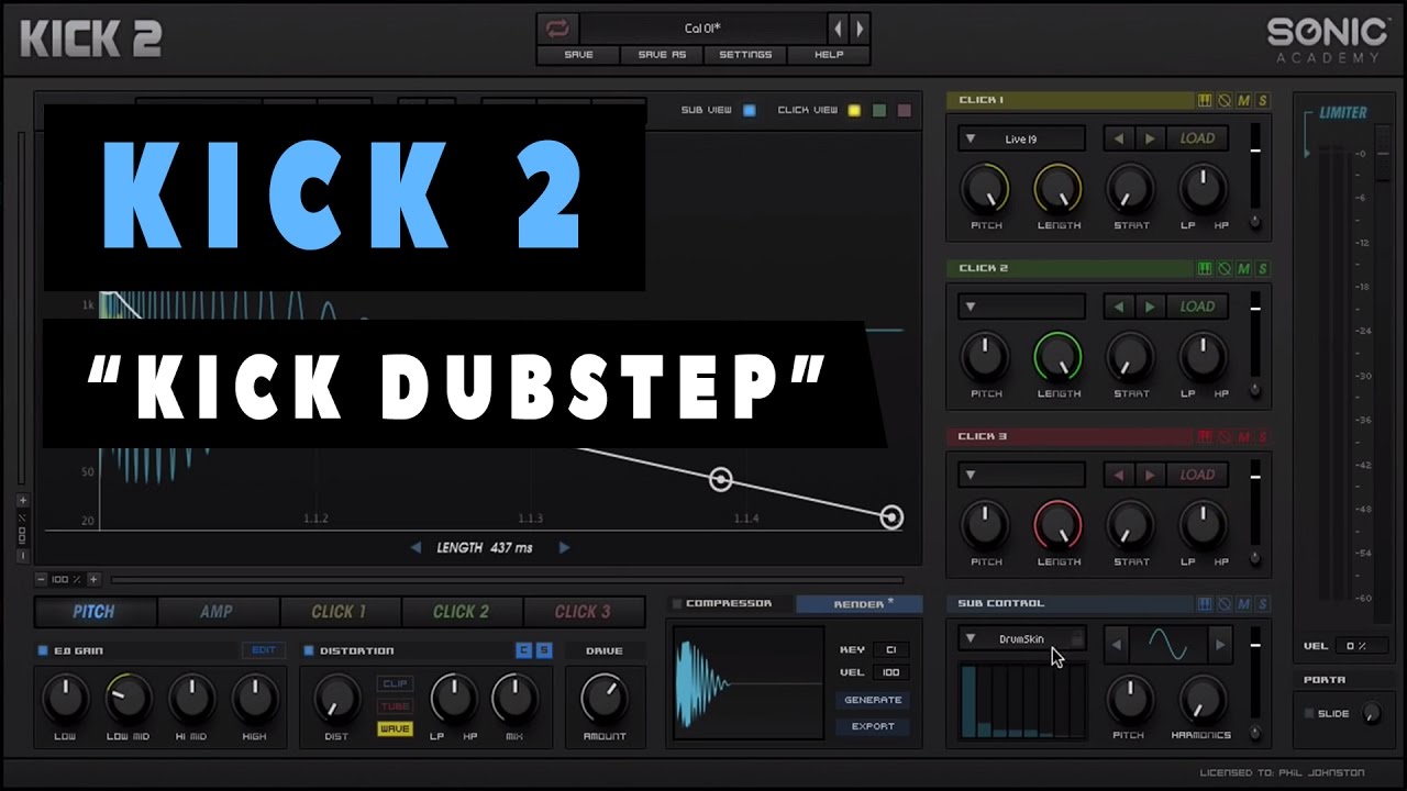 Cómo hacer 1 Kick Profesional de Dubstep - Tutorial