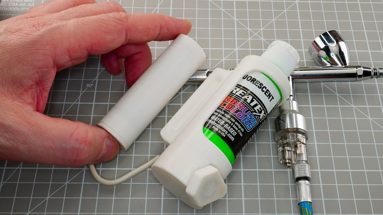 How to make a mini paint shaker from an old electric toothbrush. DIY for  airbrush 