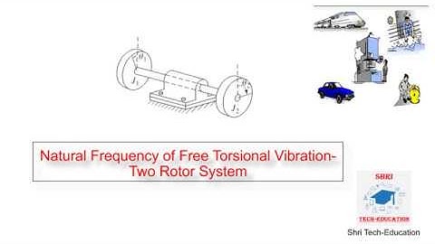 17. Natural Frequency of Free Torsional Vibration of Two Rotor System & Solved Problems on it.