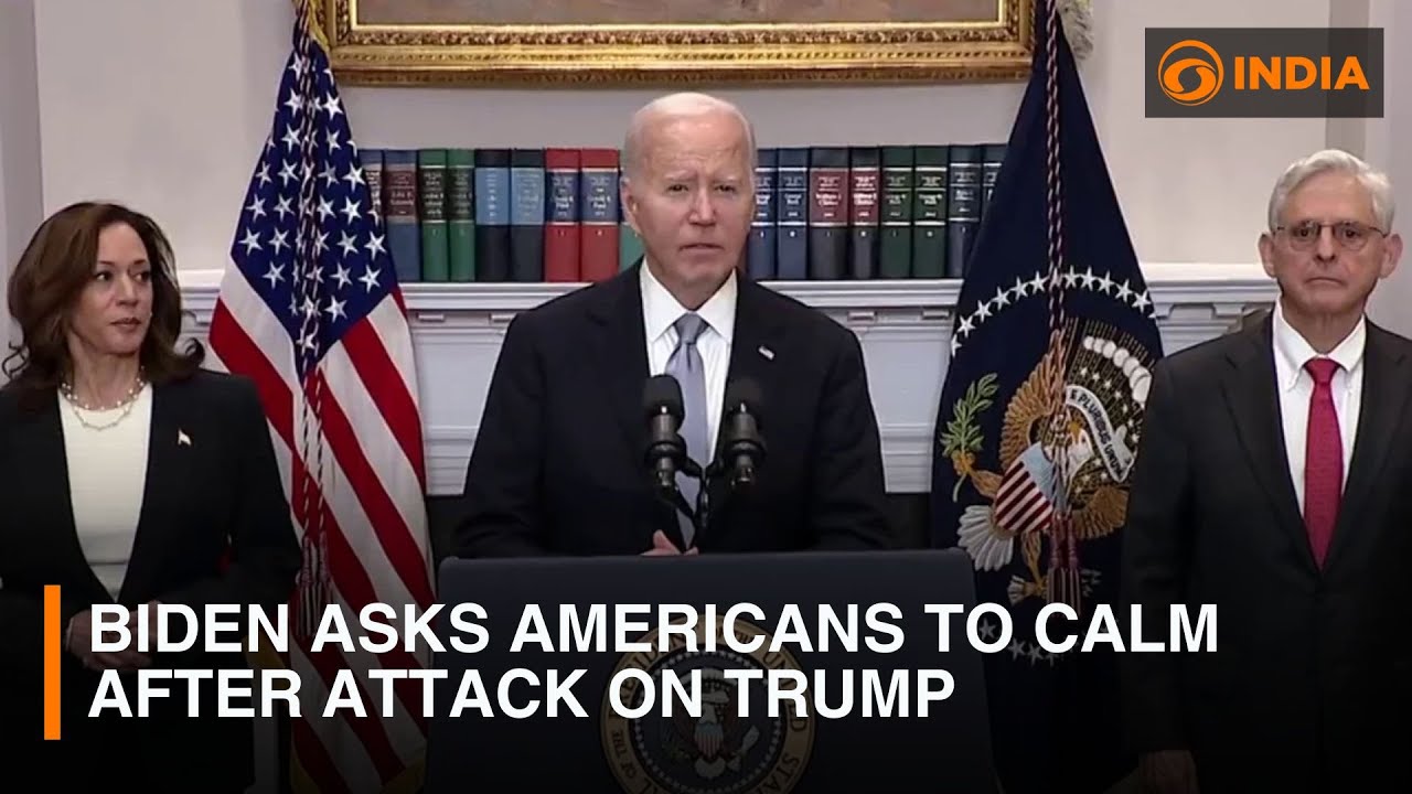 Biden asks Americans to calm after failed assassination attempt on ...