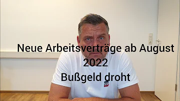 Was sich ab 1 August 2022 ändert?