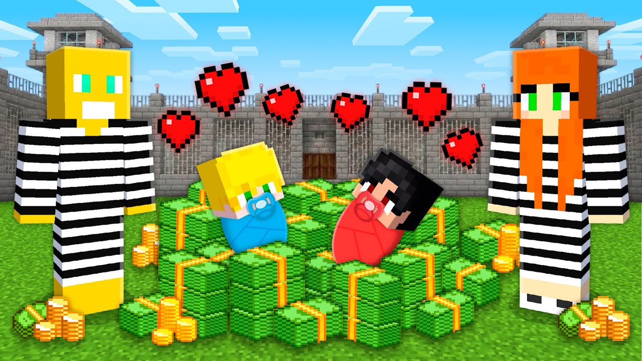 Fomos ADOTADOS pela Família dos Ladrões no Minecraft!
