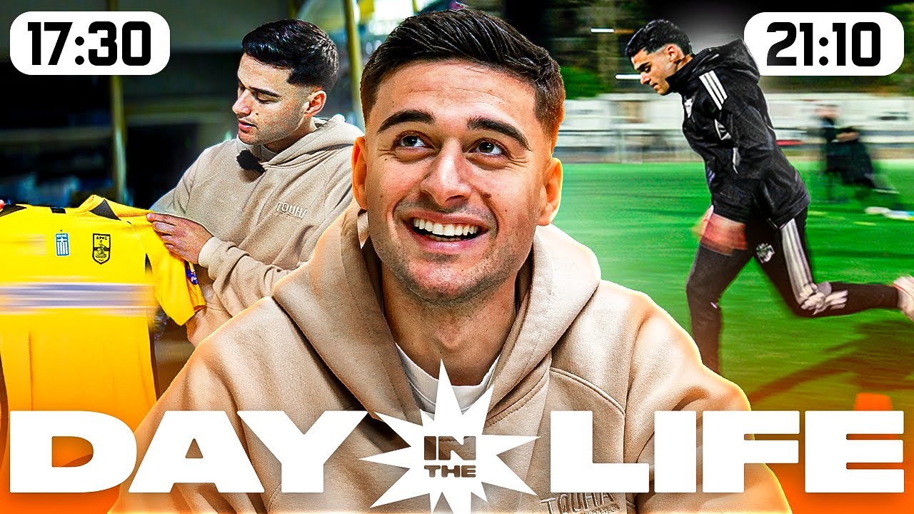 O ΜΠΑΚΟΥΤΣΗΣ ΕΠΑΙΞΕ SUPERLEAGUE! - Day In The Life