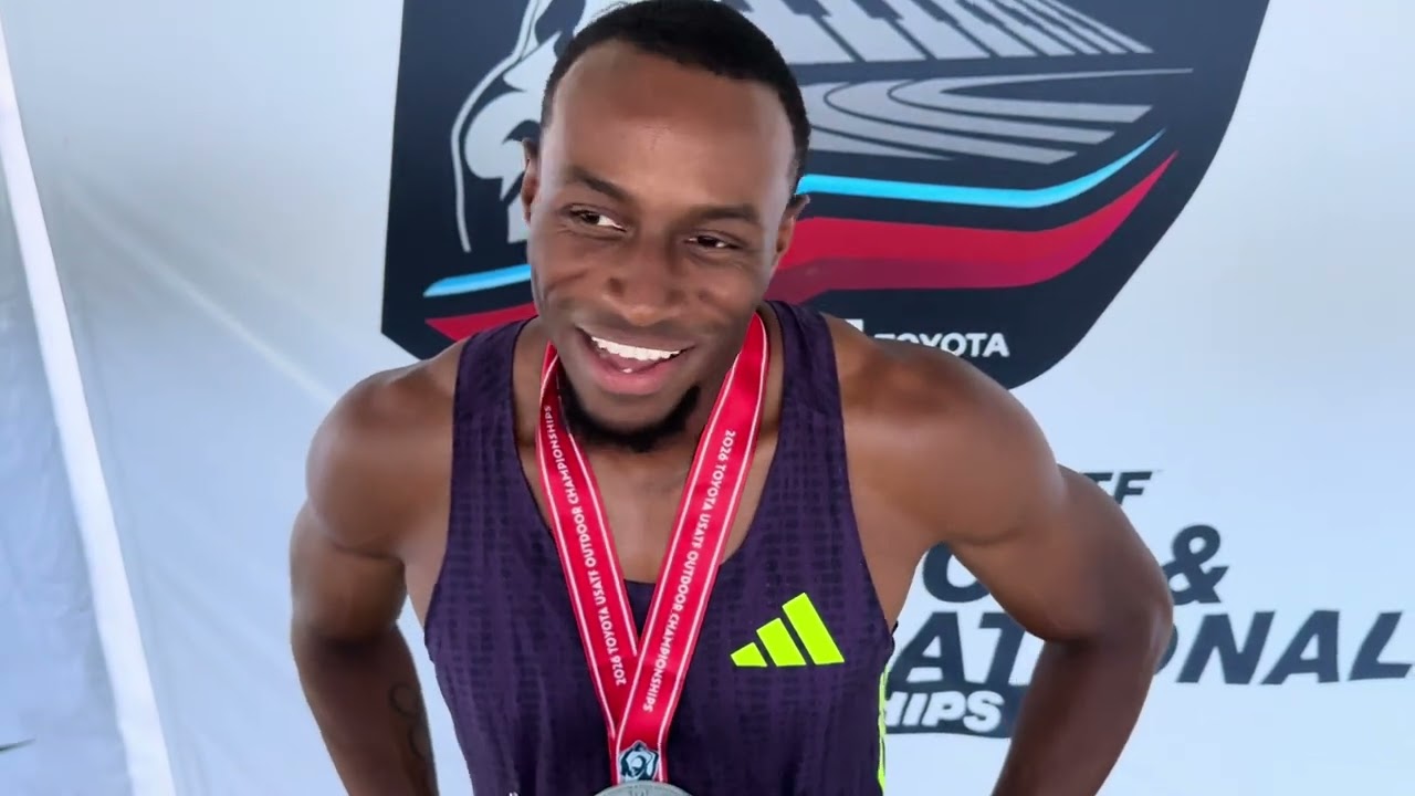 Ronnie Baker on his journey back to 2nd place in 2026 USA 100m final