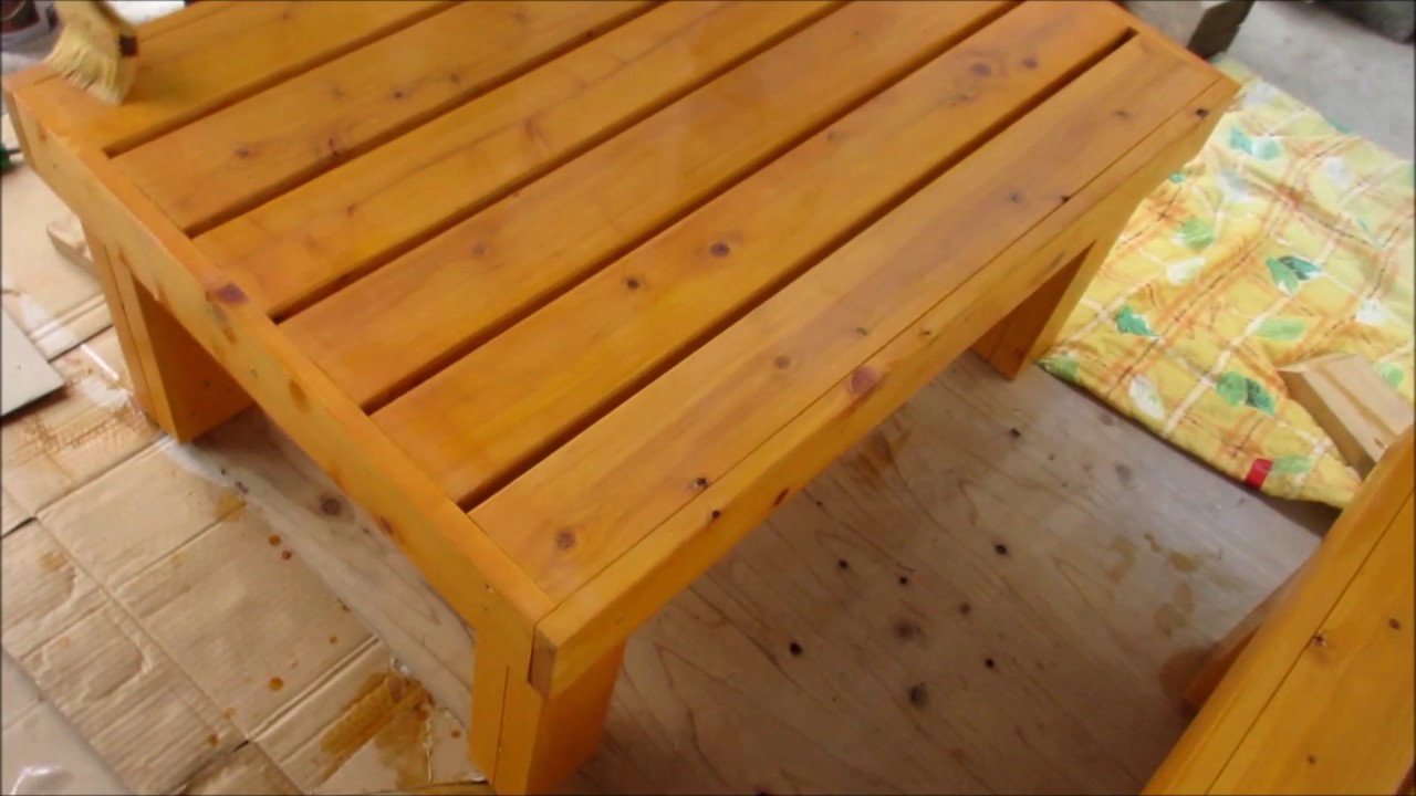 2×4DIYウッドデッキ水性ペンキ塗装 - YouTube