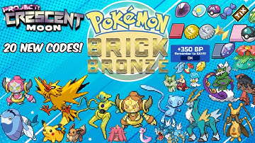 20 NEW CODES IN POKÉMON BRICK BRONZE