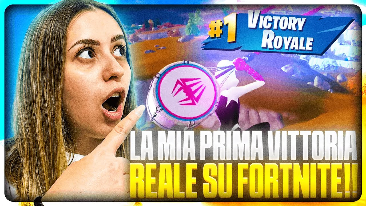 LA MIA PRIMA VITTORIA REALE SU FORTNITE!! - YouTube