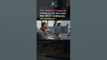 This Hidden AI Feature in SolidWorks Will Blow Your Mind 🤯💾 #CADSecrets #DesignHacks #ai PART 1