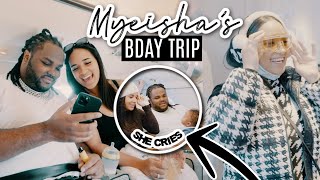 TEE SURPRISES MYEISHA WITH A BIRTHDAY TRIP!