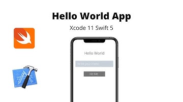 How To Make A Hello World App In Xcode 11 (Swift 5)