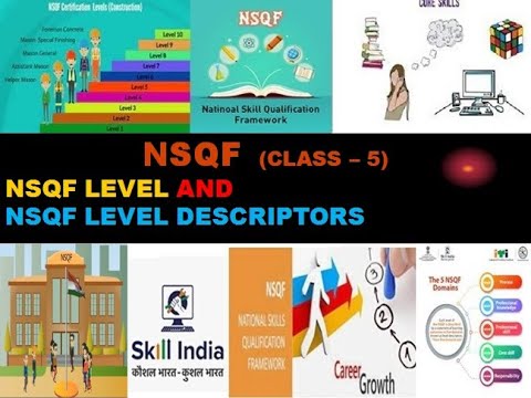 NSQF LEVEL 1 to 10  AND NSQF LEVEL DESCRIPTORS (CLASS – 5)  BY - PRASANNA G N