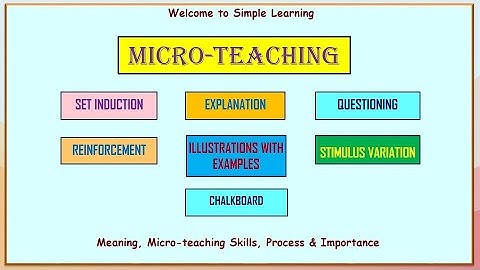 Micro-teaching