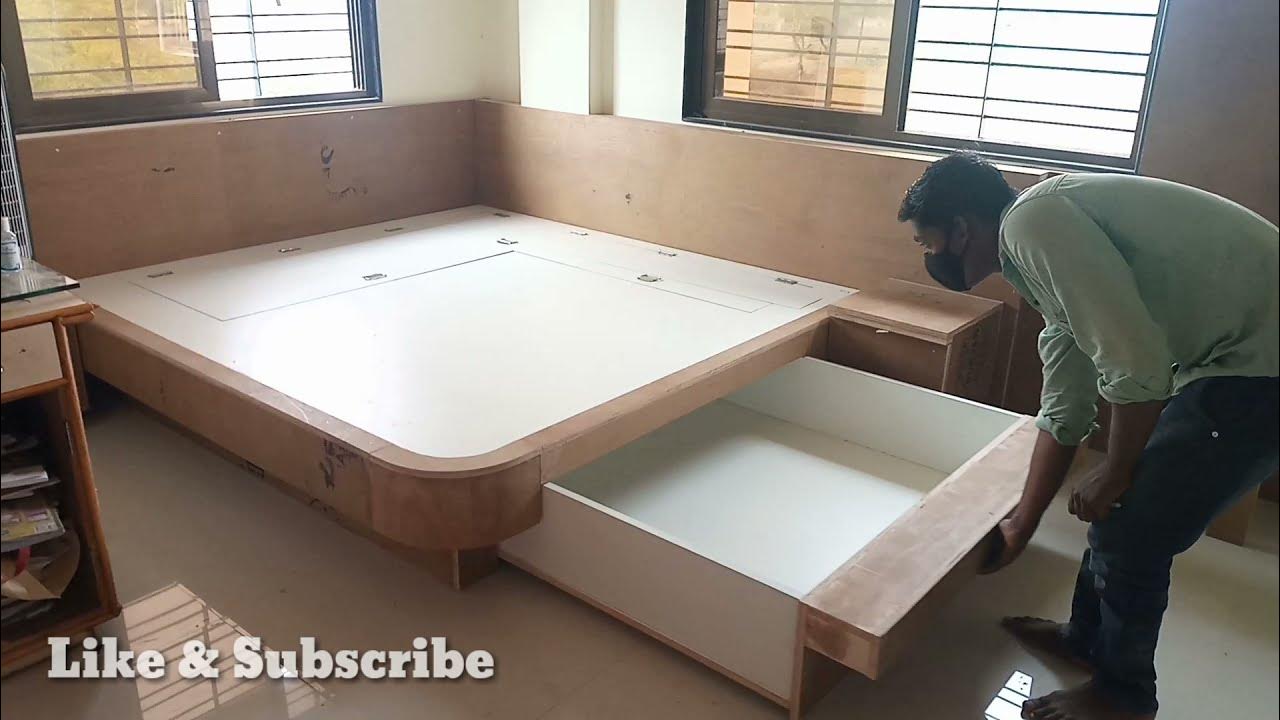 Bed plywood Design and Loft work Design Furniture Modern Bedroom ...