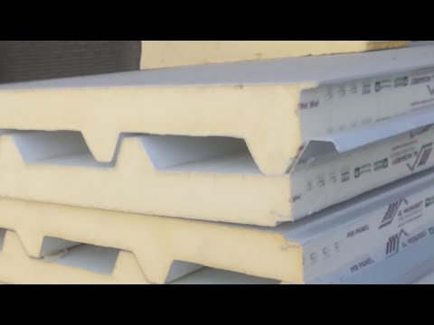 تركيب ساندوتش بنل الاواح الساندويتش البنل هي البديل ولاوفرولا سرع منحيث التركيب من الصبة للخرسانة