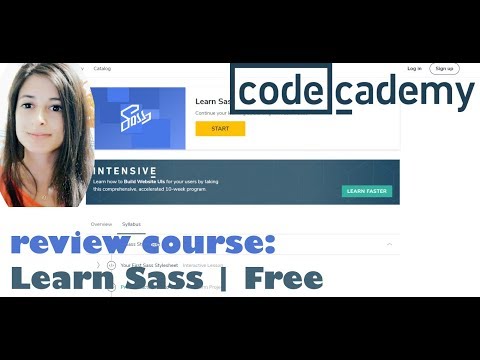 Learn Sass | Codecademy | Reviewing online tech courses