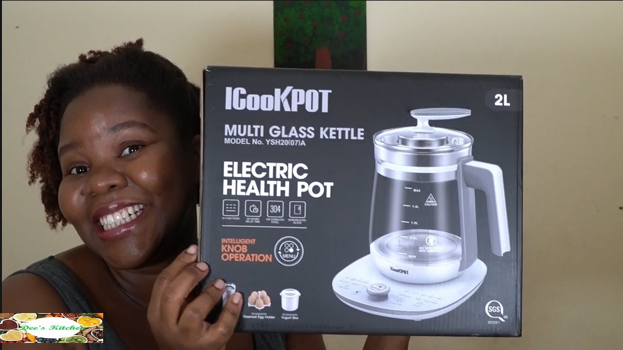 Unboxing and Review: ICOOKPOT Glass Electric Kettle with Tea