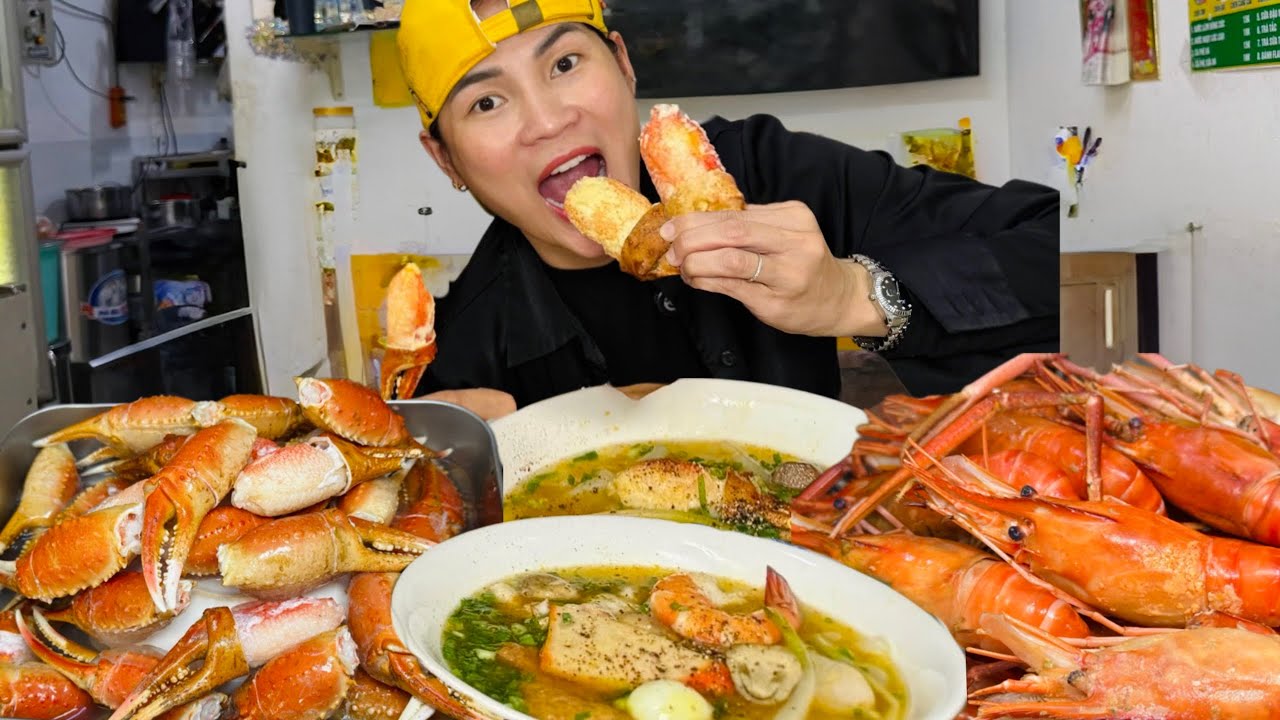 CHỦ QUÁN RUN HẾT NGƯỜI KHI NGA SUMO NÓI QUÁN CÓ BAO NHIÊU HẢI SẢN ĂN SẠCH BẤY NHIÊU !
