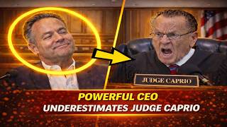Rich CEO Thinks Rules Don’t Apply to Him – Judge Caprio’s Response Shocks the Court