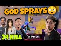 Jonathans god sprays  pumped   34 kill  god clutch  neyoo  harshita  kiki  mn squad