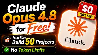 Claude Opus 4.8 FREE! Build 50 AI Projects (No Token Limits) screenshot 1