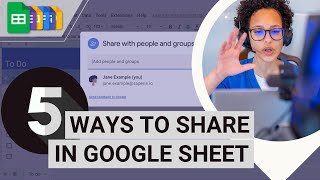 How to share a Google Sheet with Someone - 5 Ways by saperis 9,584 views 2 years ago 8 minutes, 34 seconds