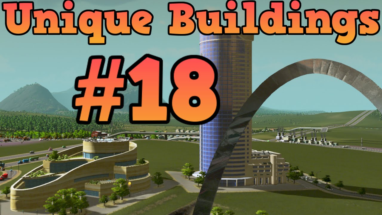 Cities Skylines Unlocking unique buildings Ep18 Grand Mall, Cathedral