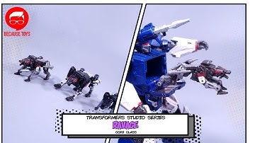Transformers Studio Series Core Class Ravage Unboxed and Transformed