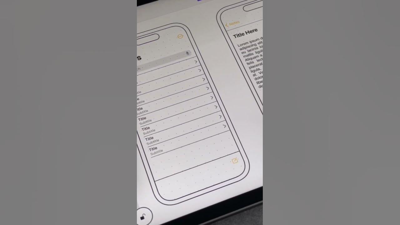 Get ready for a sketching experience like no other with #Mockup on #iPad 😎