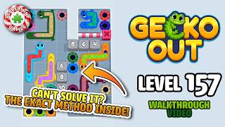 Gecko Out - Level 157 Walkthrough Solution