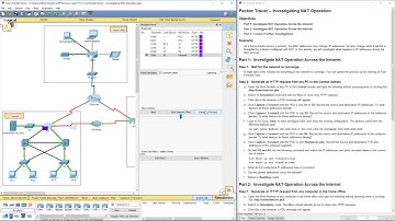 Lab 5.1.2.6 Packet Tracer - Investigating NAT Operation