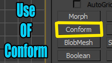What use of  "CONFORM" Compound Object in 3DsMax
