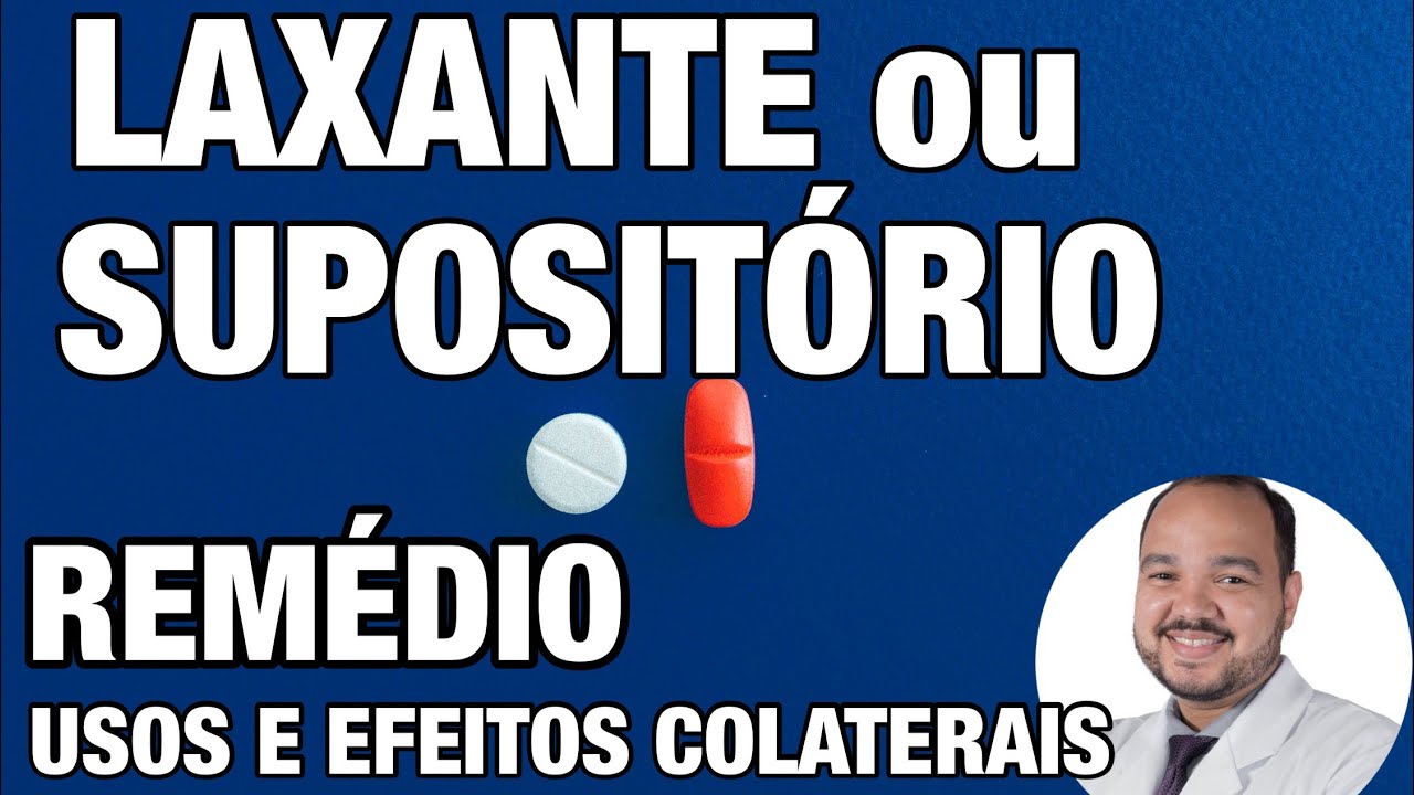 Laxante ou supositório? Qual usar e qual é a diferença? - YouTube