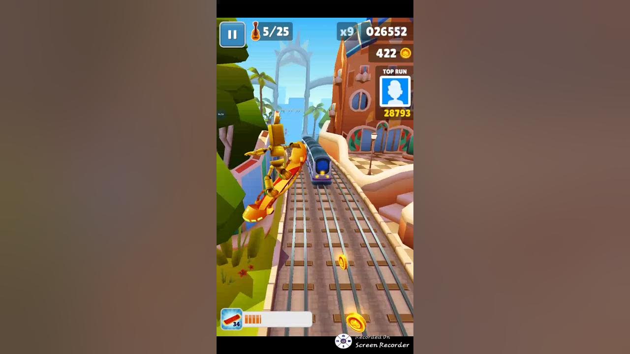 Screen Recorder-playing hacked subway surfers.mp4 - YouTube