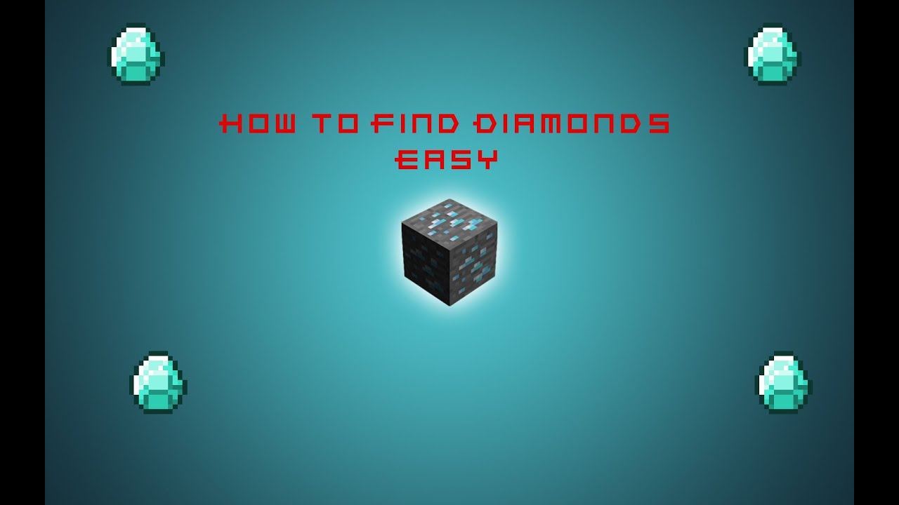 Minecraft - How to find diamonds (1.7.3) - YouTube