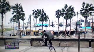 GTA5 #1 jazda na BMX Niebieski